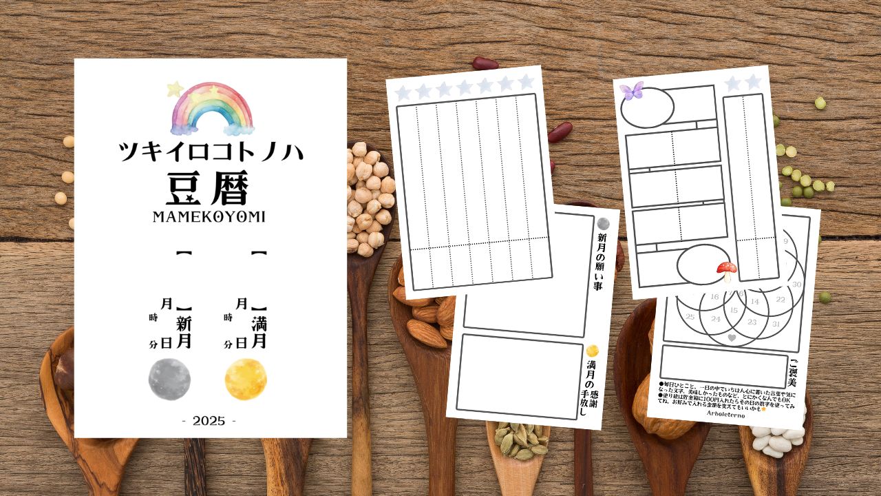 ツキイロコトノハ豆暦